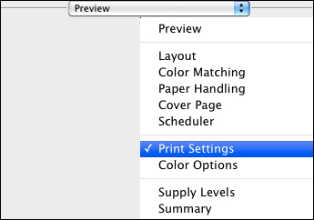 Selecting Basic Print Settings - Mac OS X 10.5/10.6/10.7
