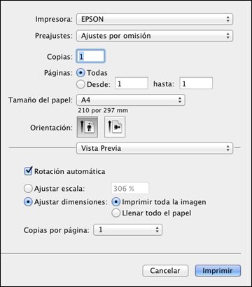 Como Seleccionar Los Ajustes Basicos De Impresion Mac Os X 10 5 10 6 10 7