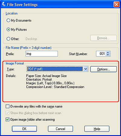 software to scan and save as pdf file