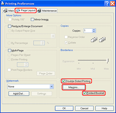 double sided printing pdf windows