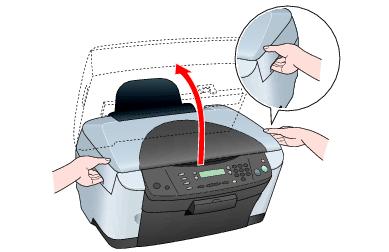 manually change ink on epson stylus photo rx595