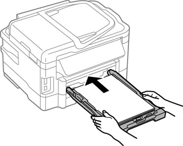 Loading Paper for Documents in the Cassette