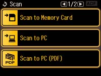 Starting a Scan Using the Product Control Panel