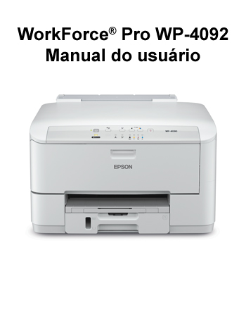 Manual do usuário da WorkForce Pro WP-4092