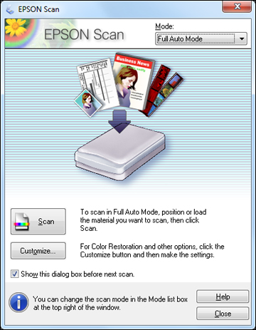 epson scanner program