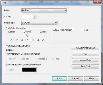 Printing Your CD/DVD Design - Windows