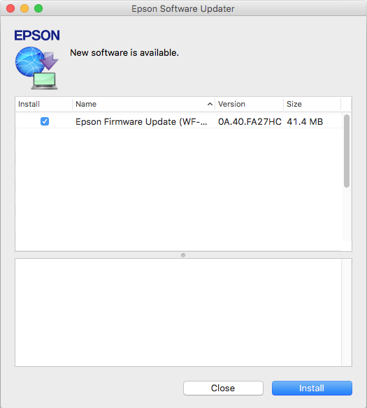 epson printer driver update