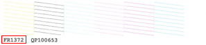 Printer nozzle check pattern
